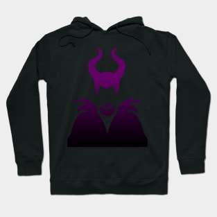 Maleficent Ombre / Purple and Black Hoodie